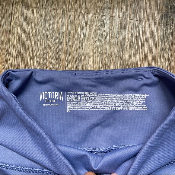 Victoria's Secret Sport Knockout Blue Mesh Leggings - Picture 3 of 8